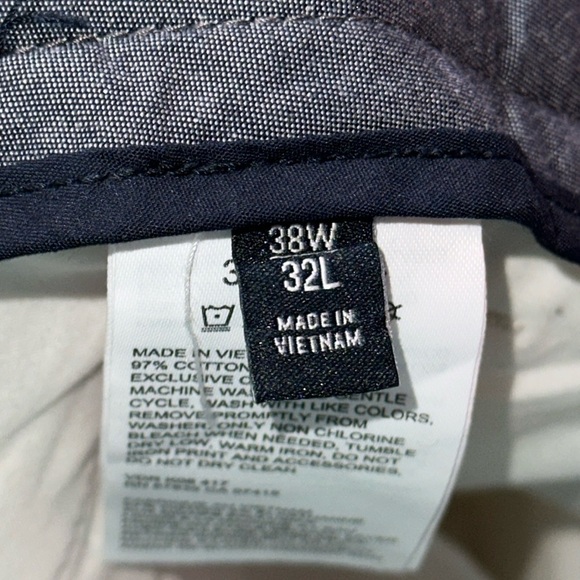 Nautica Men’s Khaki Deck Stretch Pants Classic Fit (38x32) NWT - Picture 4 of 7